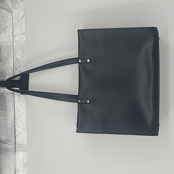 A. Bellucci black leather tote bag